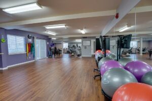 An example of a gym for seniors